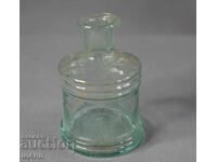 Sticlă veche de cerneală de la călimară