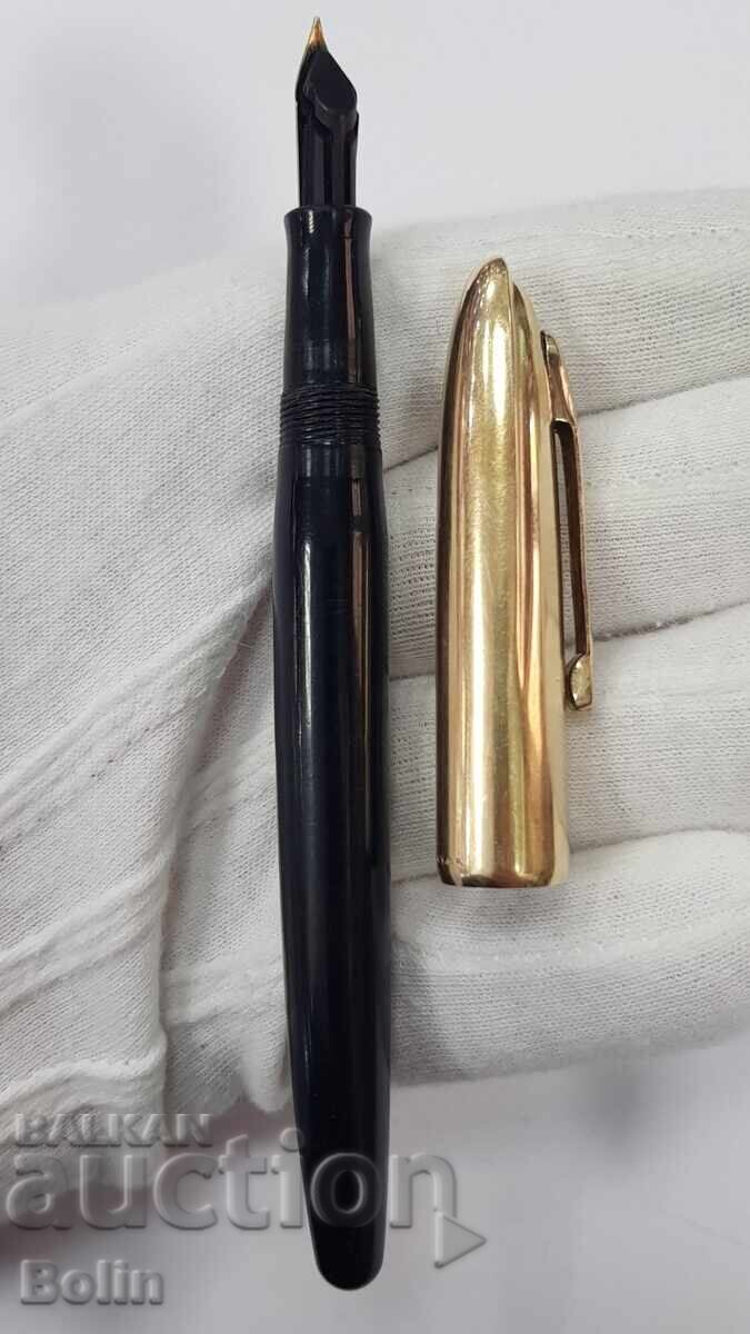 Рядка колекционна писалка "Eversharp" USA - Златно перо 14 к - 5