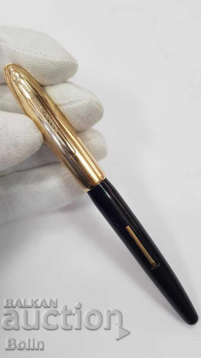 Рядка колекционна писалка "Eversharp" USA - Златно перо 14 к