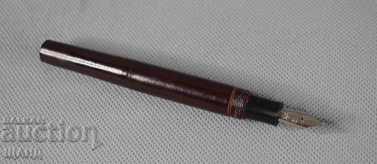 Δημοπρασία Καλίνκα Παλαιό βακελιτένιο στυλό με κουτί καπάκι με πασχαλίτσα