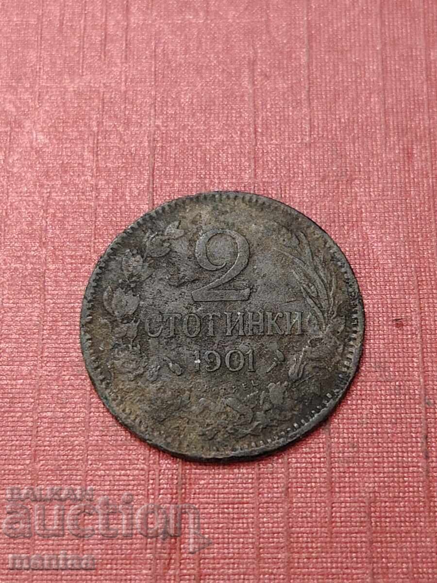 2 cenți 1901