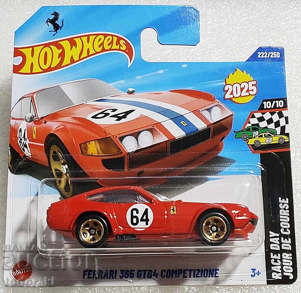 Hot Wheels Ferrari 365 GTB4 Хот Уилс 1:64 Ферари Количка Hot Wheels Ferrari 365 GTB4 Хот Уилс 1:64 Ферари Количка