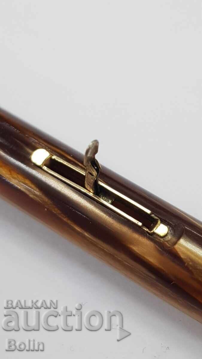 Рядка колекционна писалка "WATERMANS" USA - Златно перо 14 к - 7