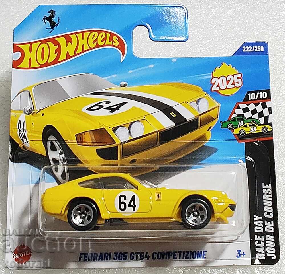 Hot Wheels Ferrari 365 GTB4 Хот Уилс 1:64 Ферари Количка Hot Wheels Ferrari 365 GTB4 Хот Уилс 1:64 Ферари Количка