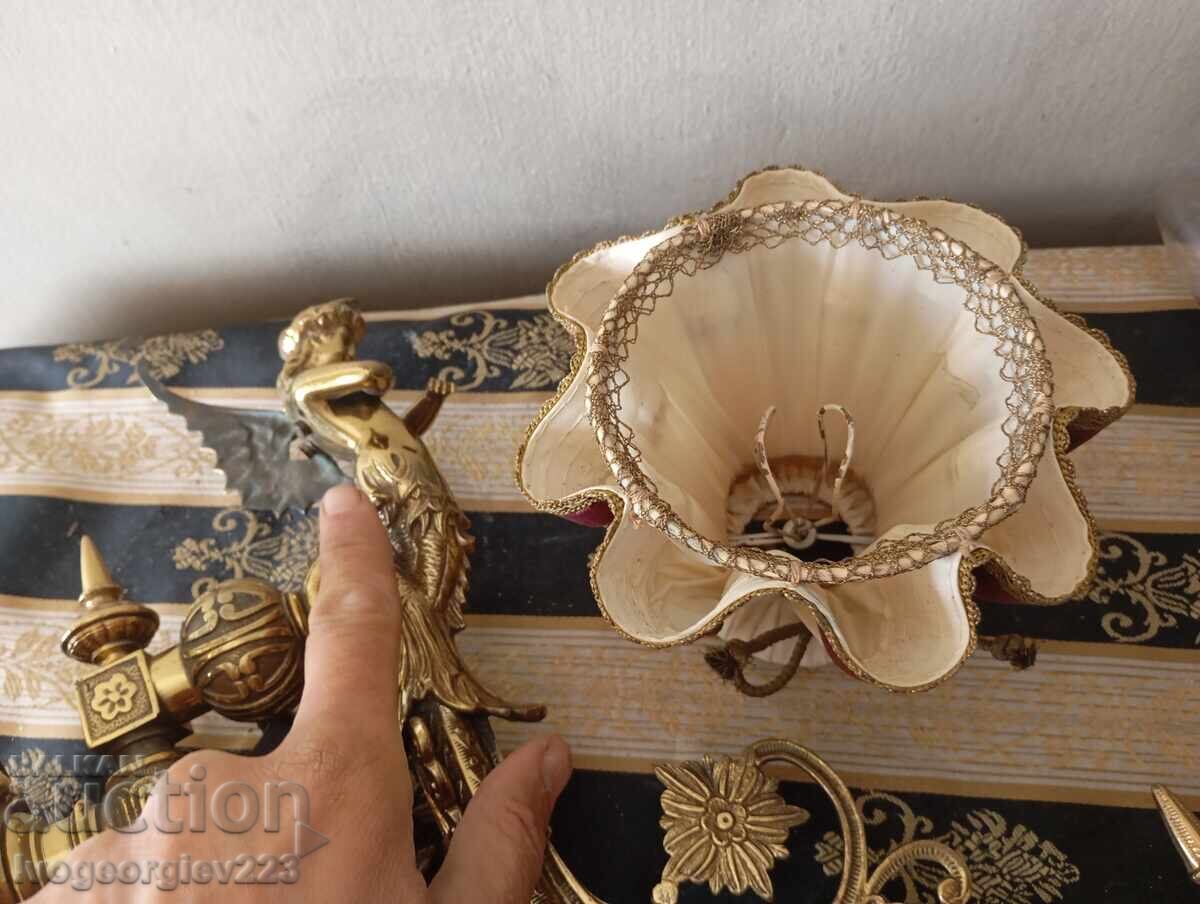 Чифт барокови аплици за стена - 6