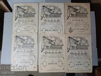 6 τεμ. Παρτιτούρες 1899 1909