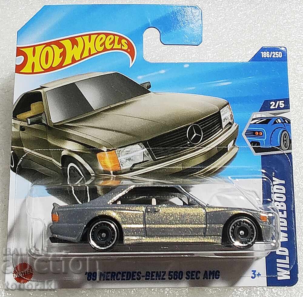 Hot Wheels 89 Mercedes-Benz 560 SEC 1:64 Mercedes