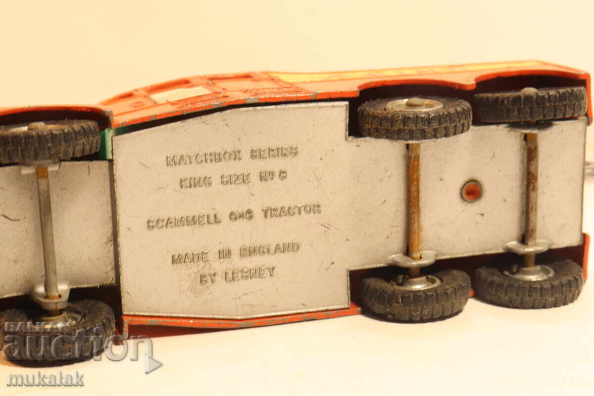 MATCHBOX  KING  SIZE   КАМИОН ВЛЕКАЧ   КОЛИЧКА  МОДЕЛ - 7