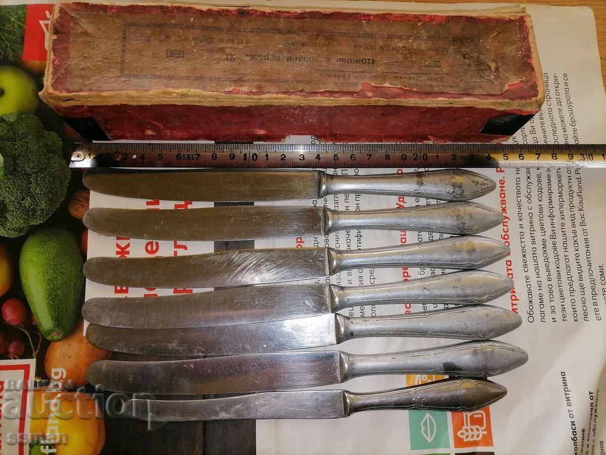 Petko Denev 1964 service knives Petko Denev 1964 service knives