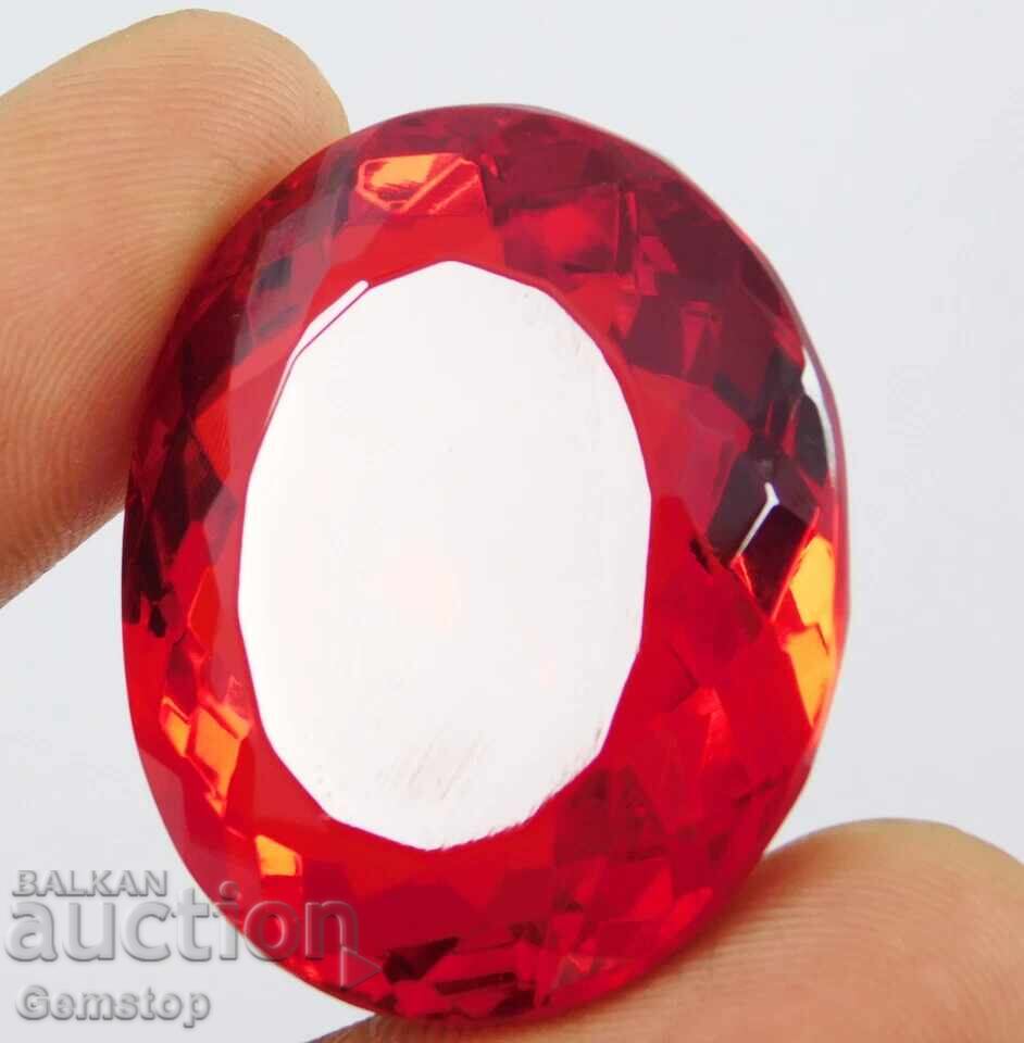 Licitatie! Topaz natural 117.15 ct, oval, certificat OMGTL, de la 1 RON!