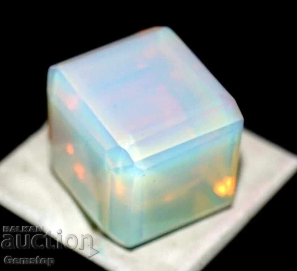 PREȚ DE START! 128,60 ct. set opal de foc natural cub cert. OMGTL de la 1 RON! - 5