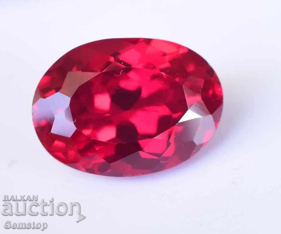 Licitatie! 4.85 ct. rubin natural oval, certificat AGSL, de la 1 RON! cu preț € 5.01 | 9.80 BGN