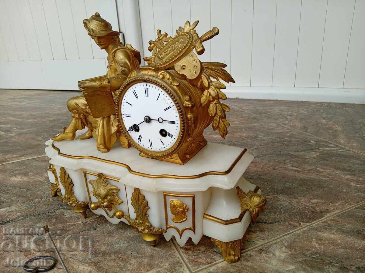 Ceas de șemineu rar - Franța/sec. XIX - Funcționează! cu preț € 359.00 | 702.14 BGN