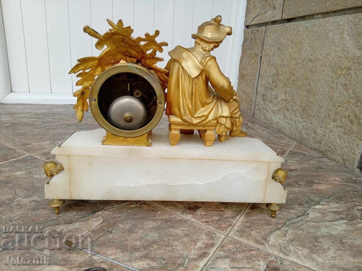 Livrarea Ceas de șemineu rar - Franța/sec. XIX - Funcționează!