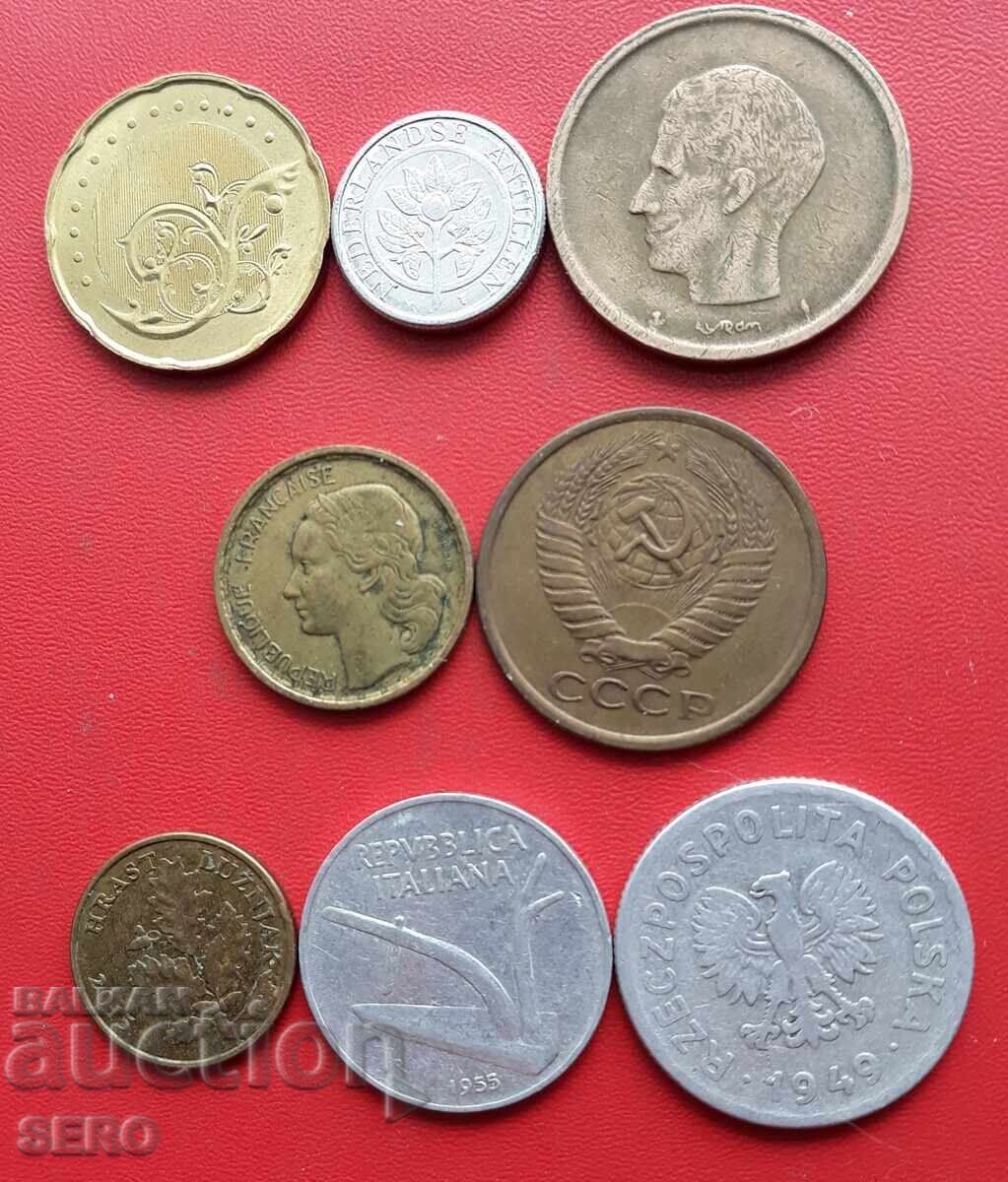 Lot mixt de 8 monede cu preț € 0.51 | 1.00 BGN