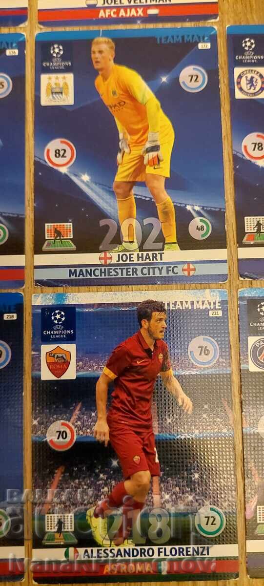 Livrarea Carduri de fotbal 10 bucăți pentru colecționari