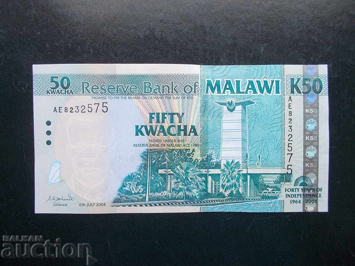 MALAWI, 50 kwacha, 2004, commemorative, UNC