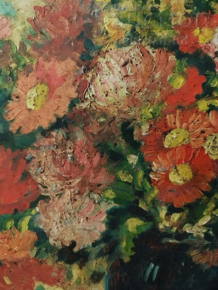 Licitație Tablou, natură statică, pictor Ilia Ciuturkov, 1980