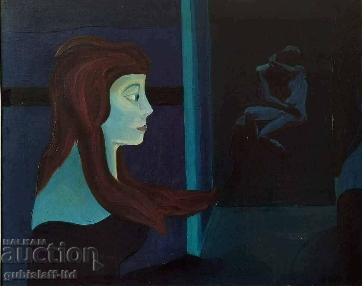 Ζωγραφική «Διασταύρωση», Τέχνη. Roger Kraev (1945-2022) με τιμή € 280.00 | 547.63 BGN