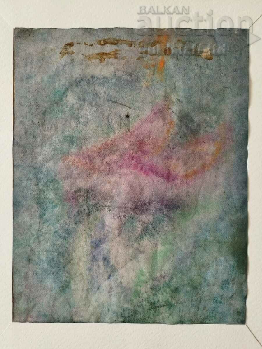 Ζωγραφική, «Σιωπή», τέχνη. Nenko Tokmakchiev (1931-2014) - 6