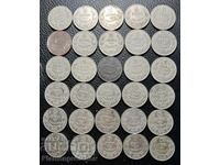 30 BROYA MONETI PO 5 LEVA 1930 G