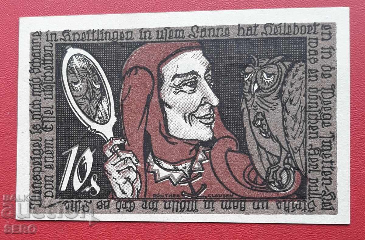 Bancnotă-Germania-Braunschweig-10 pfennigi 1921 cu preț € 1.00 | 1.96 BGN