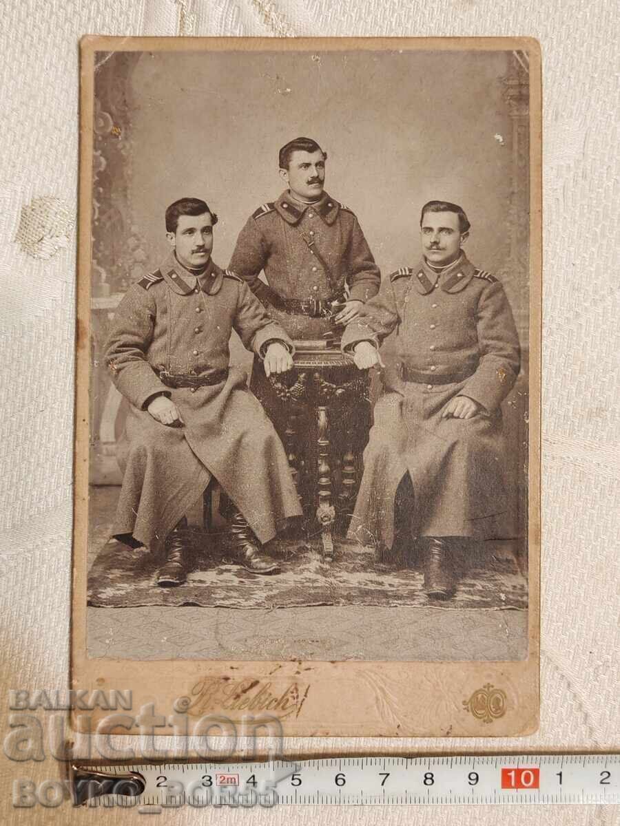 Studio Military Photography Photo on Cardboard Ruse 1912