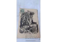 Carte poștală Algerie Belle Farma 1904