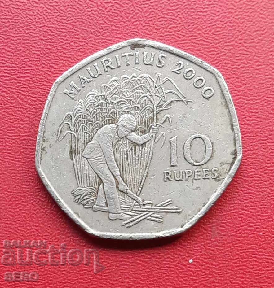 Mauritius Island - 10 Rupees 2000