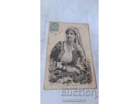 Пощенска картичка Algerie Belle Fatma 1904