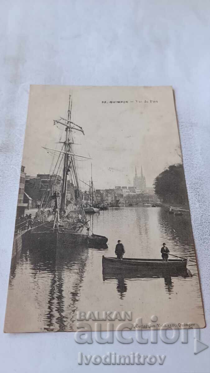 Carte poștală Quimper Vue du Port