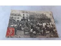 P K Quimper Cazarma și Piața de cartofi 1907