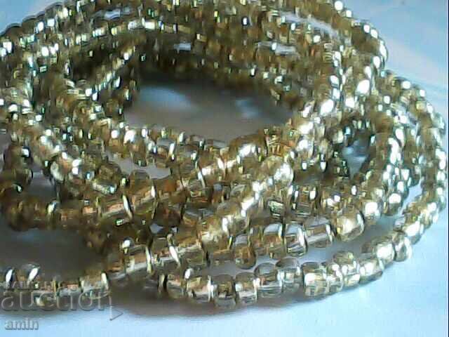 Auction  Beautiful long double bead necklace