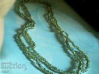 Beautiful long double bead necklace