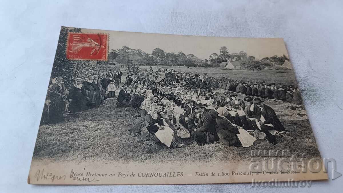 P K Cornwall Ospăț pentru 1800 de persoane un colț de nuntă