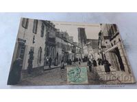 П К Douarnenez La Rue Jean-Bart L'Hotel de France 1908