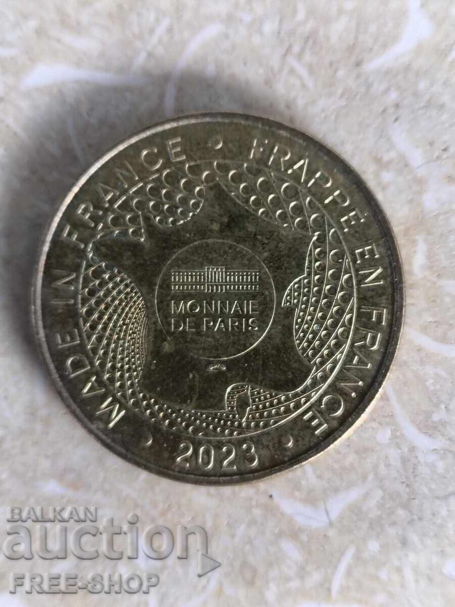 Γαλλικό μετάλλιο πλακέτα με τιμή € 0.01 | 0.02 BGN