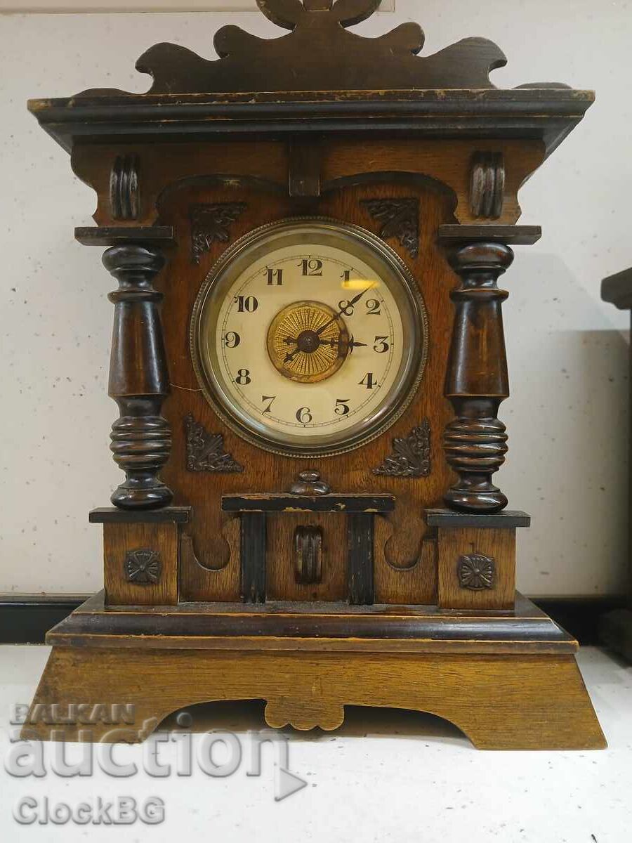 Αντίκα γερμανικό ρολόι τζακιού