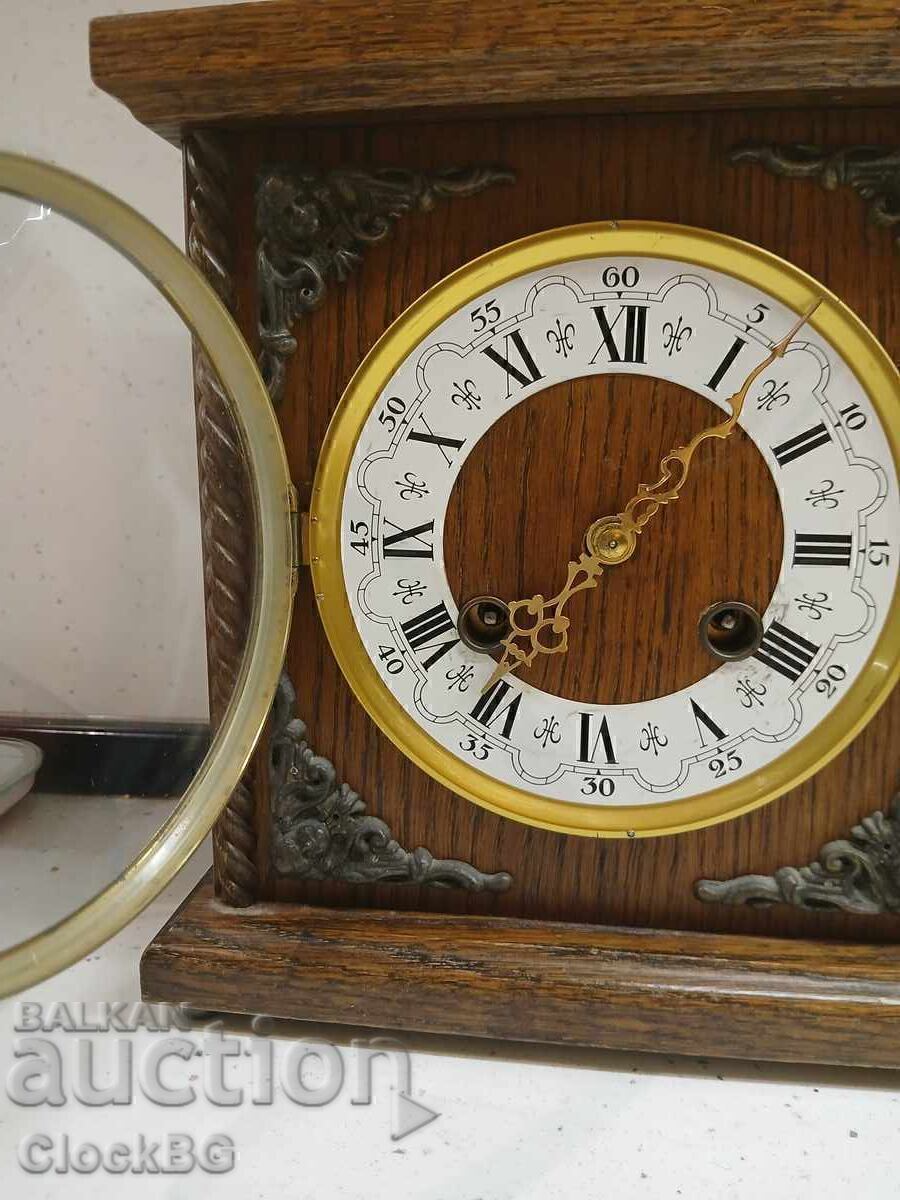 Vintage German Junghans mantel clock with price € 39.00 | 76.28 BGN