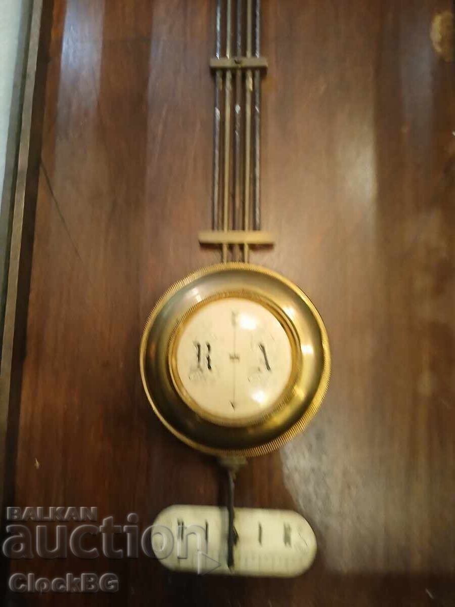 Rare German wall clock with a horse – Gründerzeit 1880 - 5