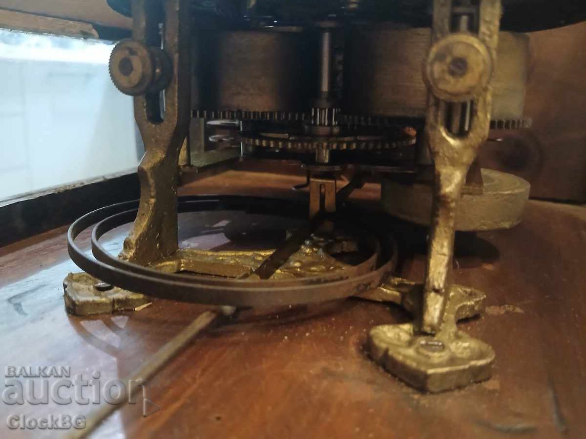 Ceas de perete german rar cu cal – Gründerzeit 1880 - 6