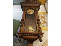 Rare German wall clock with a horse – Gründerzeit 1880