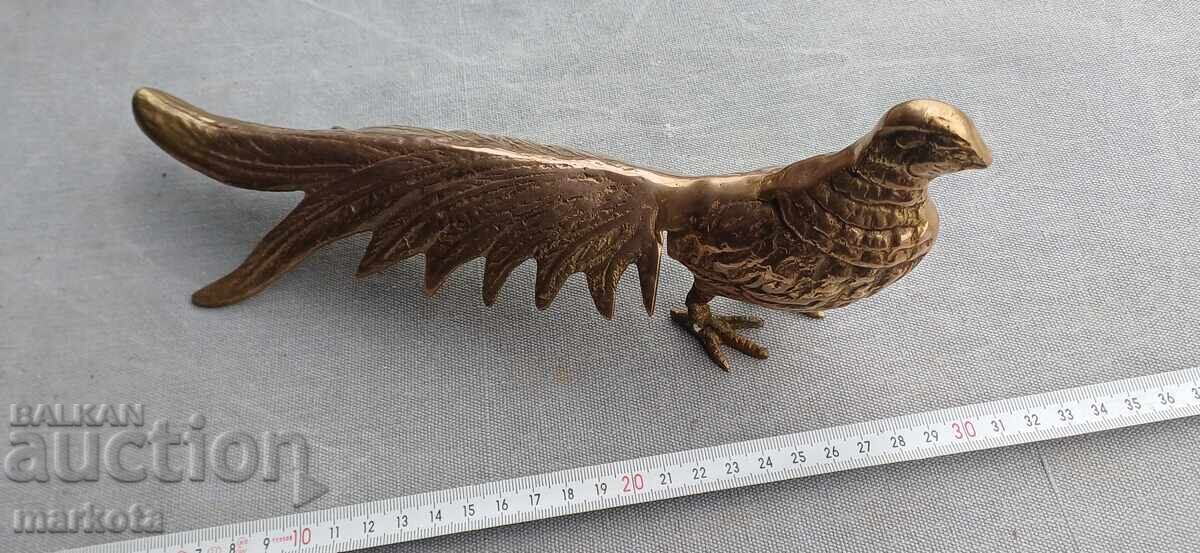 Auction Large bronze pheasant Auction Large bronze pheasant