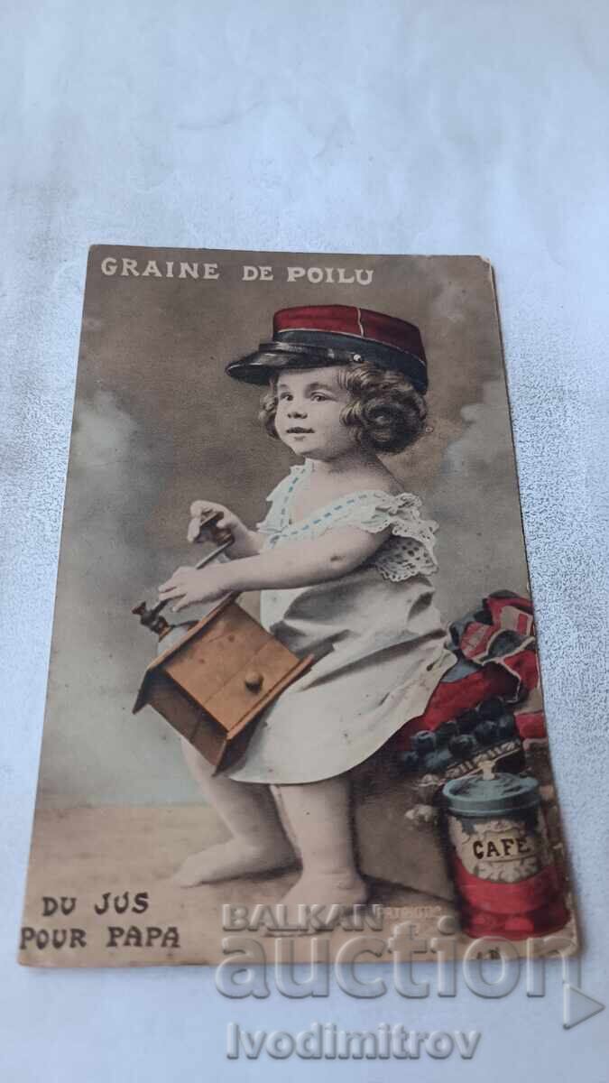 Καρτ ποστάλ Graine de Poilu Du Jus Pour Para 1915