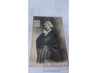 Carte poștală De Douarnenez Audierne 1908