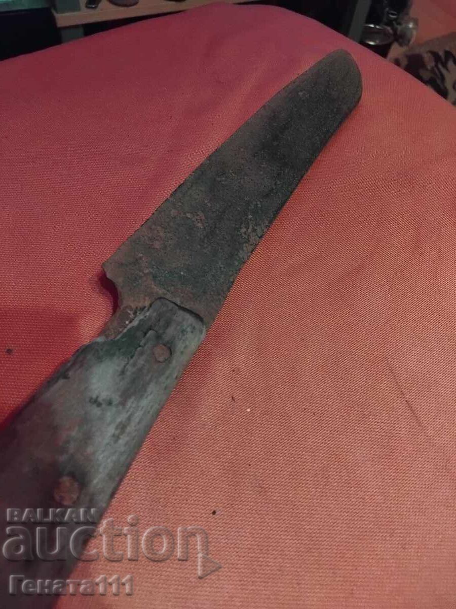 Old shepherd's forged Karakulaq knife - 5