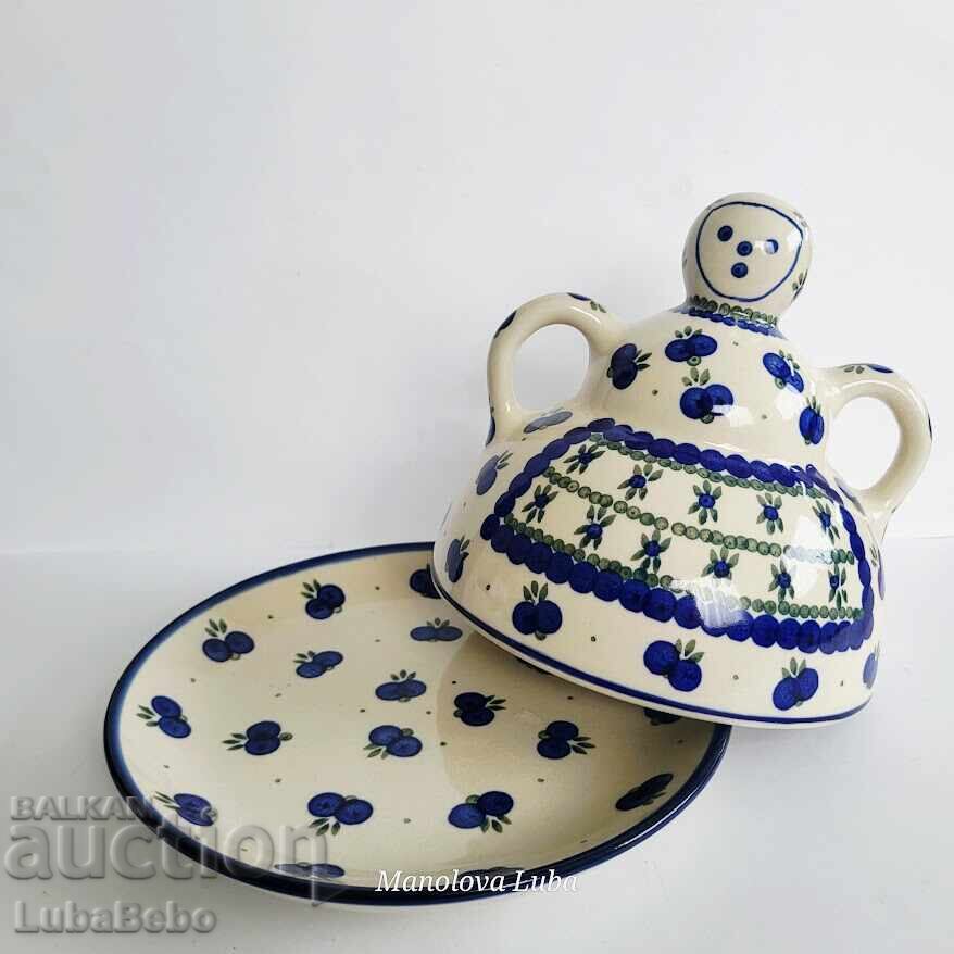 Πολωνικός κεραμικός θόλος για τυρί (cheese lady) με τιμή € 58.00 | 113.44 BGN