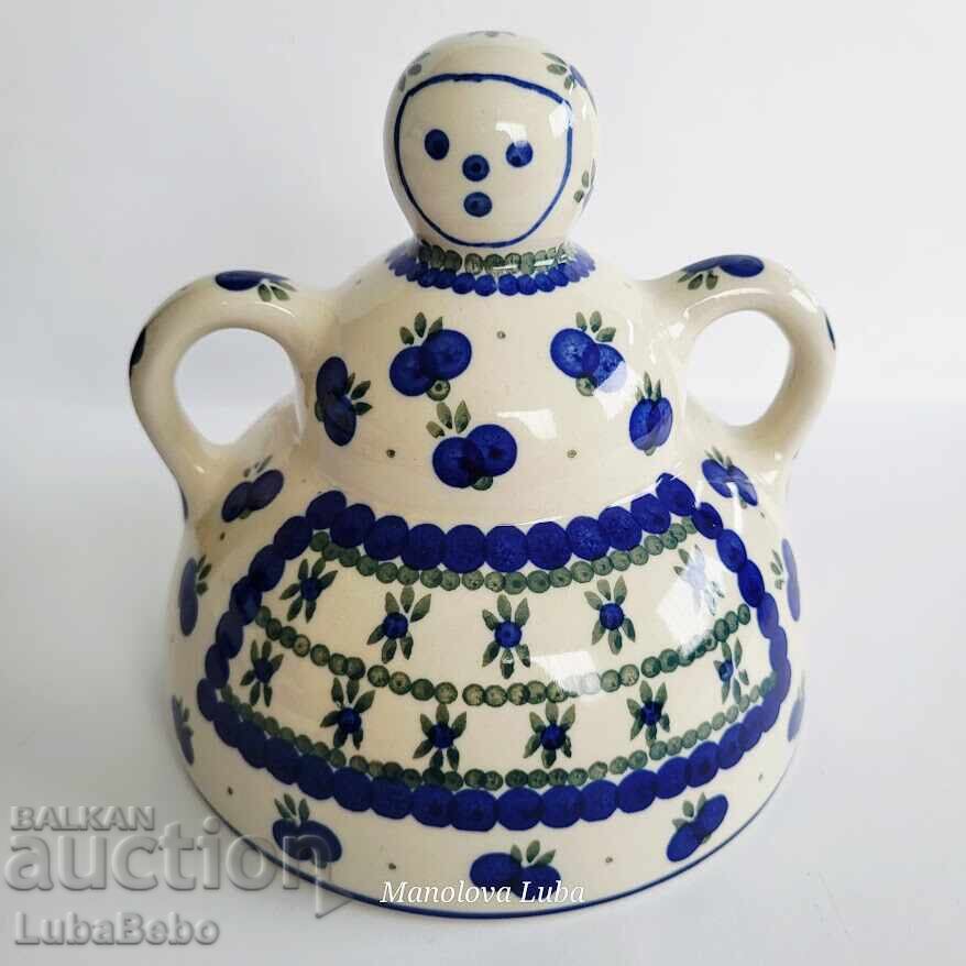 Παράδοση Πολωνικός κεραμικός θόλος για τυρί (cheese lady)