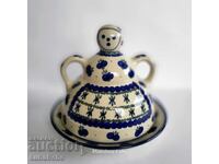 Clopot polonez din ceramică pentru brânză (cheese lady)