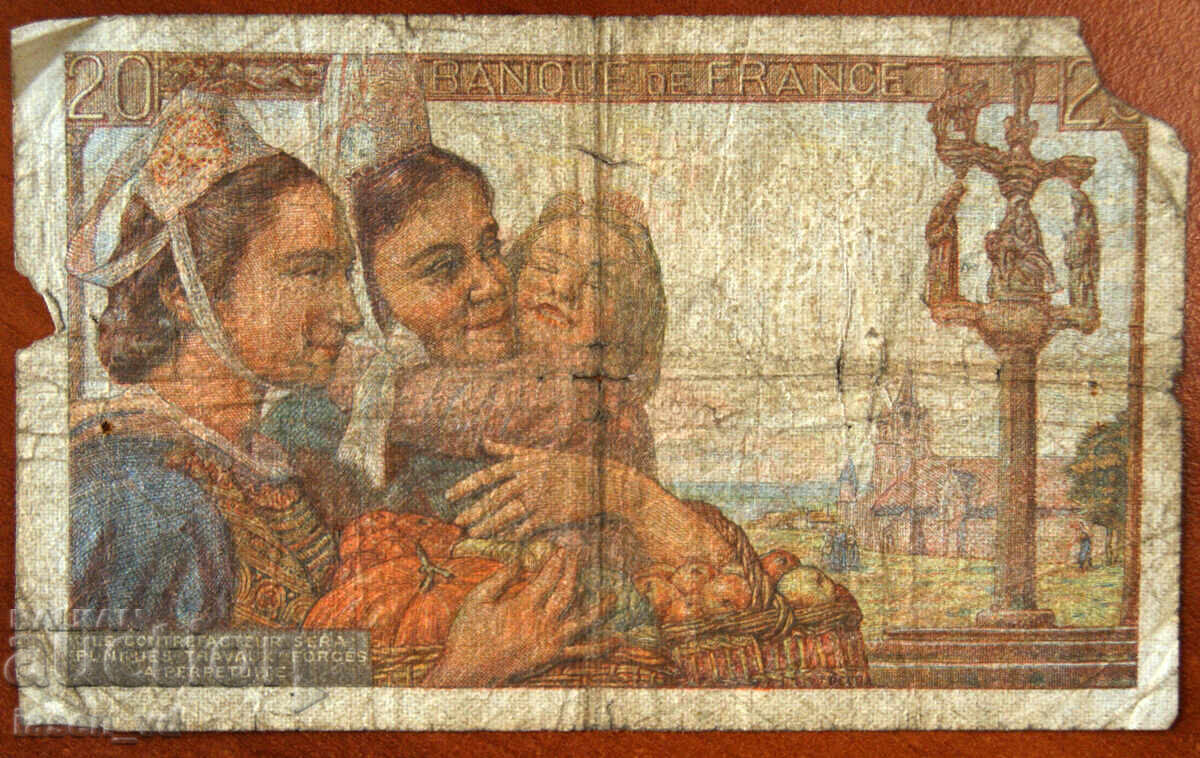 Licitație 20 franci Franța 1942